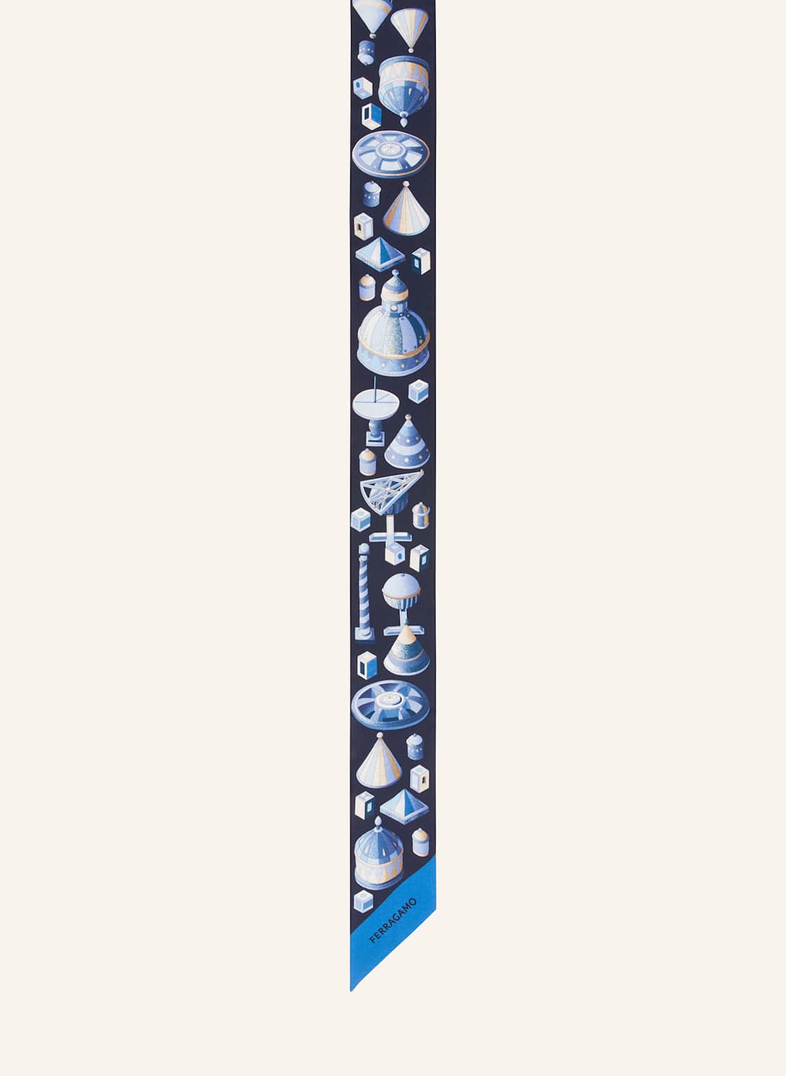 Ferragamo Seidenschal Nadir blau Ferragamo Seidenschal Nadir blau von FERRAGAMO