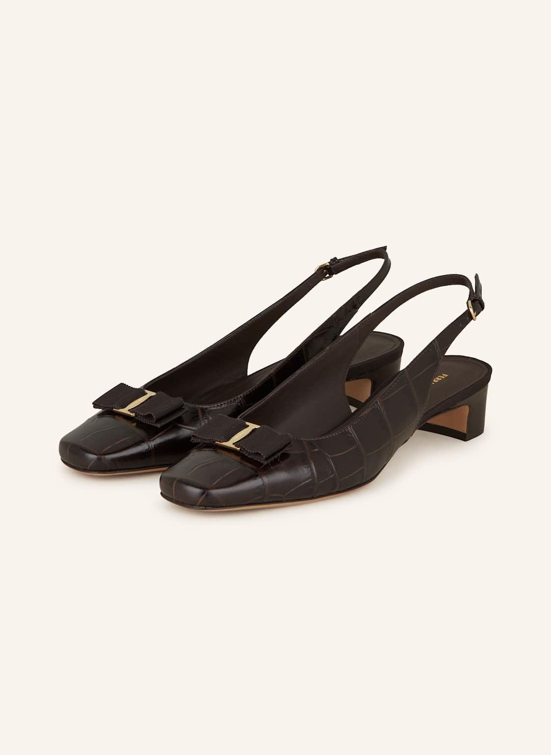 Ferragamo Slingpumps Rivada braun Ferragamo Slingpumps Rivada braun von FERRAGAMO