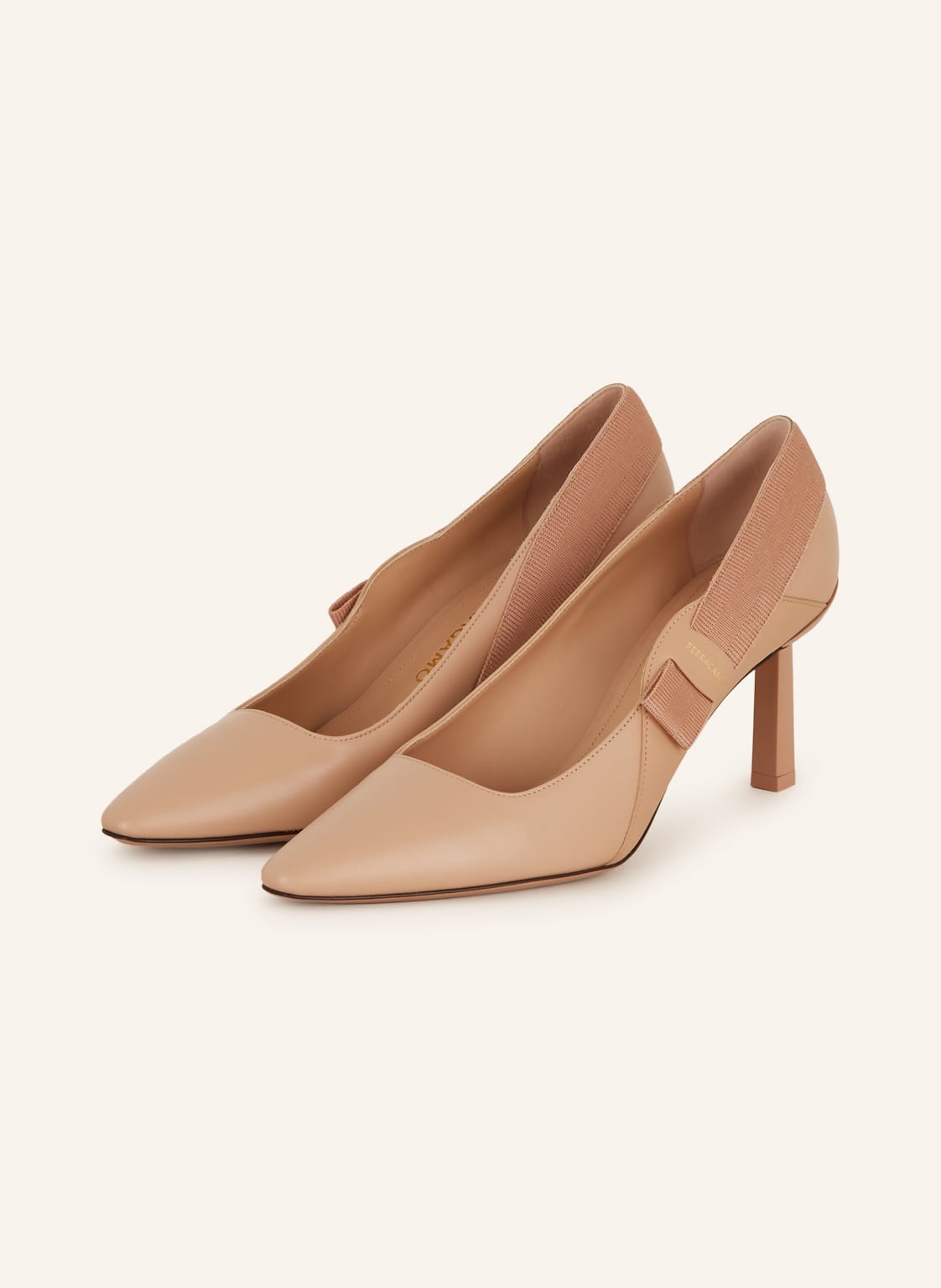 Ferragamo Slingpumps Vissia 70 beige von FERRAGAMO