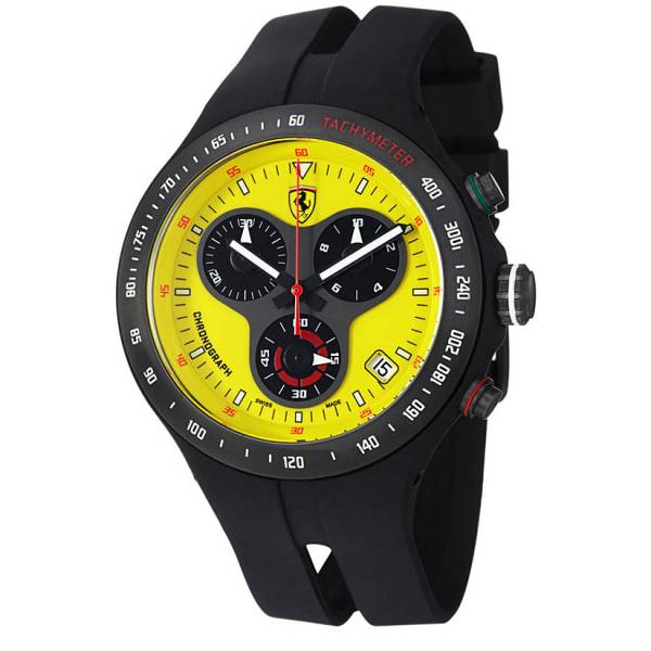 FERRARI Jumbo 150th Anniversary, Quartz Chronograph gelb von FERRARI