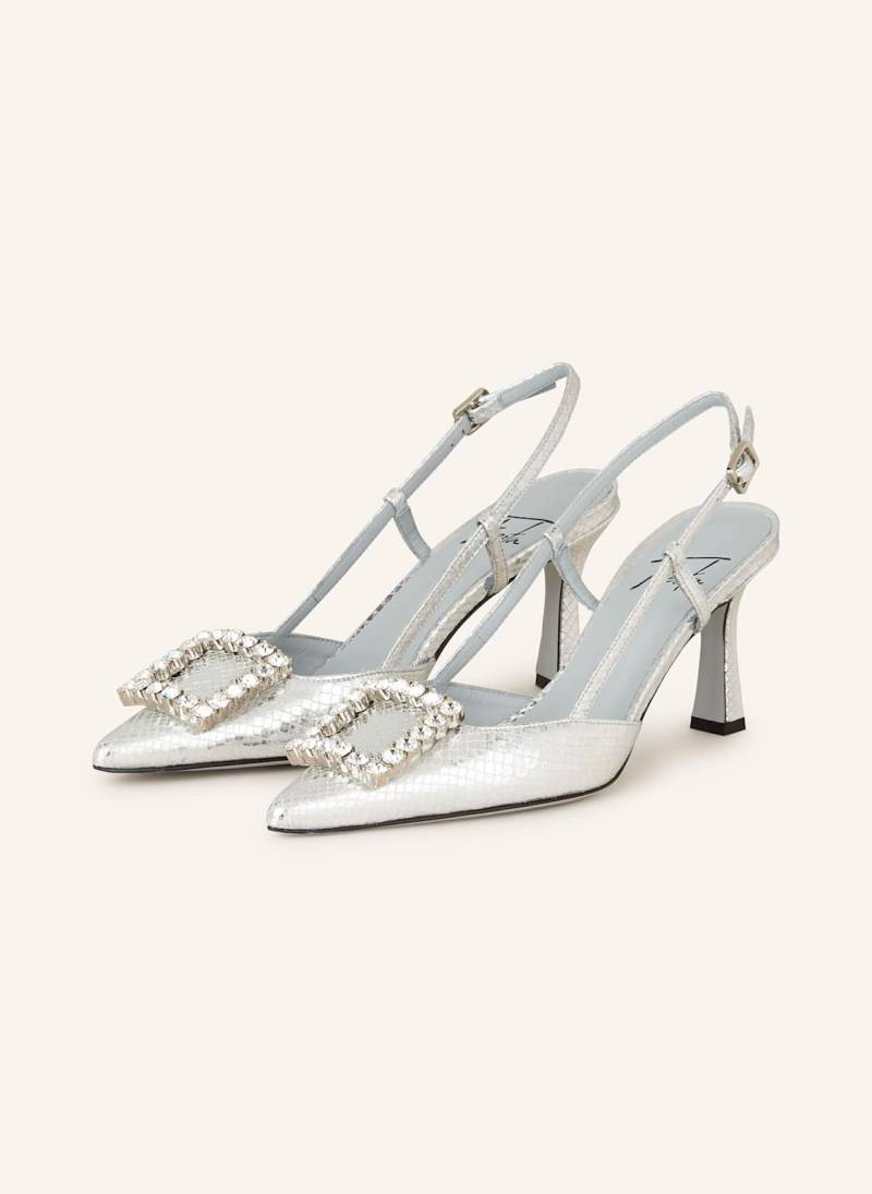 Festa Slingpumps Campbell silber von FESTA