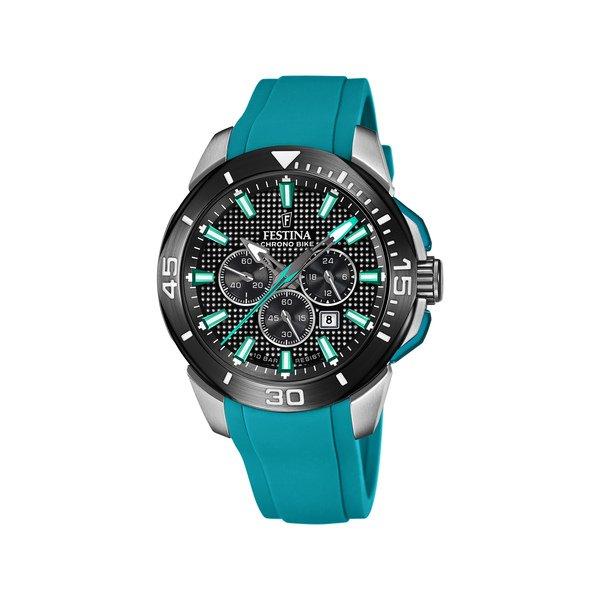 Chronograph Uhr Herren Blau 36mm von FESTINA