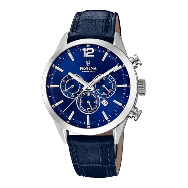 Chronograph Uhr Herren Blau 43mm von FESTINA