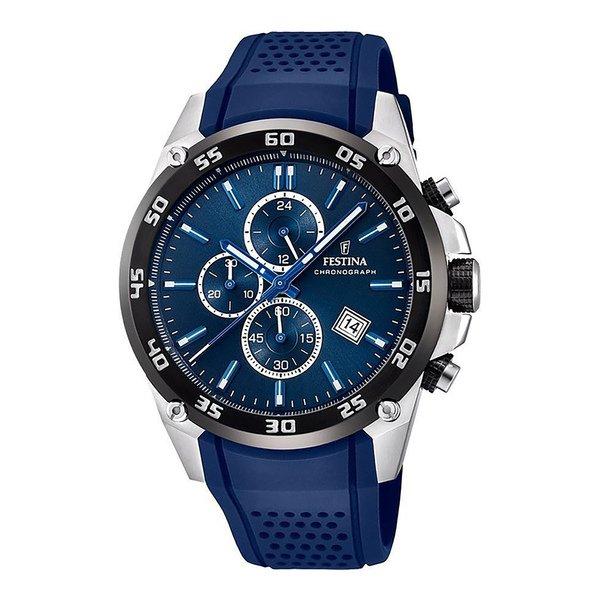 Chronograph Uhr Herren Blau 47mm von FESTINA