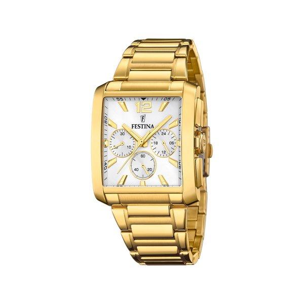 Chronograph Uhr Herren Gold 38mm von FESTINA