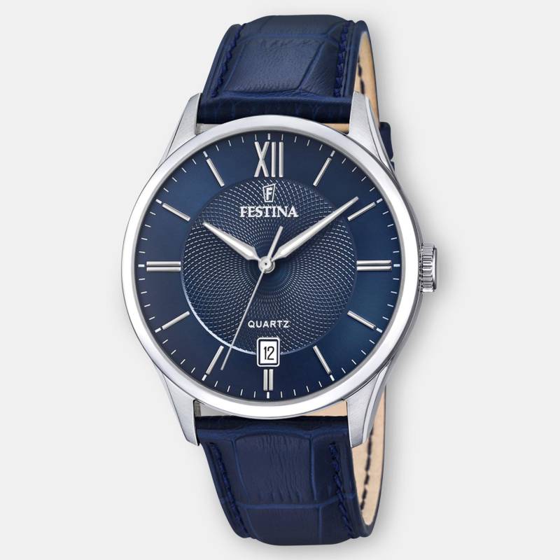 Analoguhr Herren Blau 43mm von FESTINA