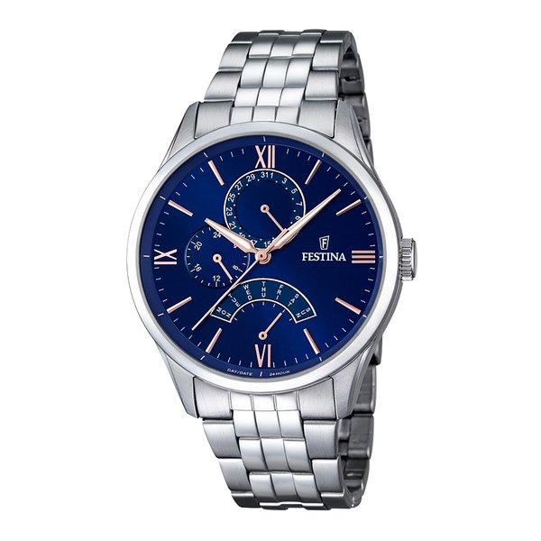 Multifunktionsuhr Herren Silber 43mm von FESTINA