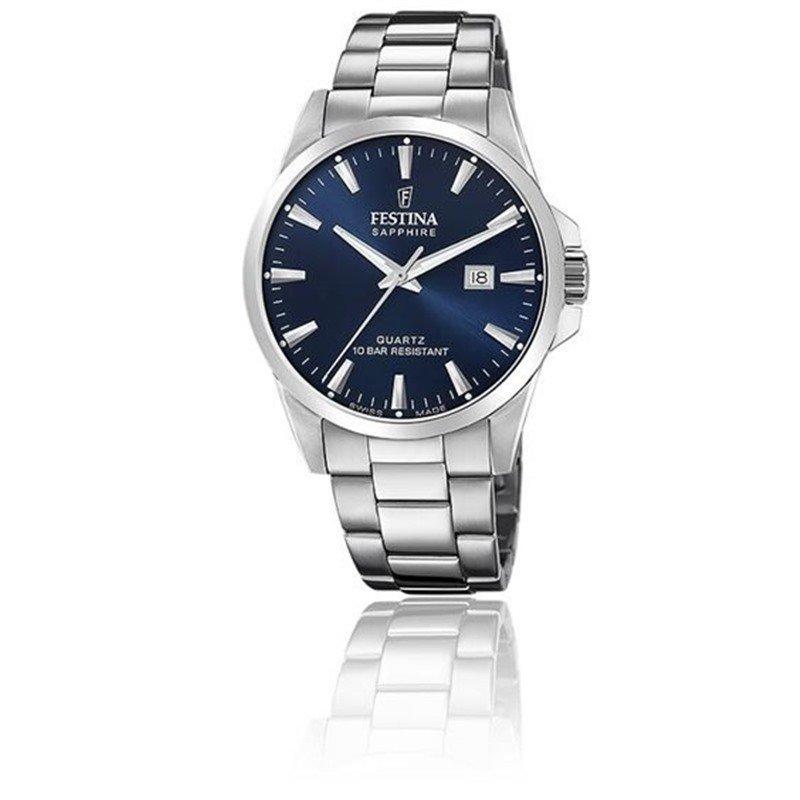 Swiss Made F200243 Sapphire Blau Herren  ONE SIZE von FESTINA