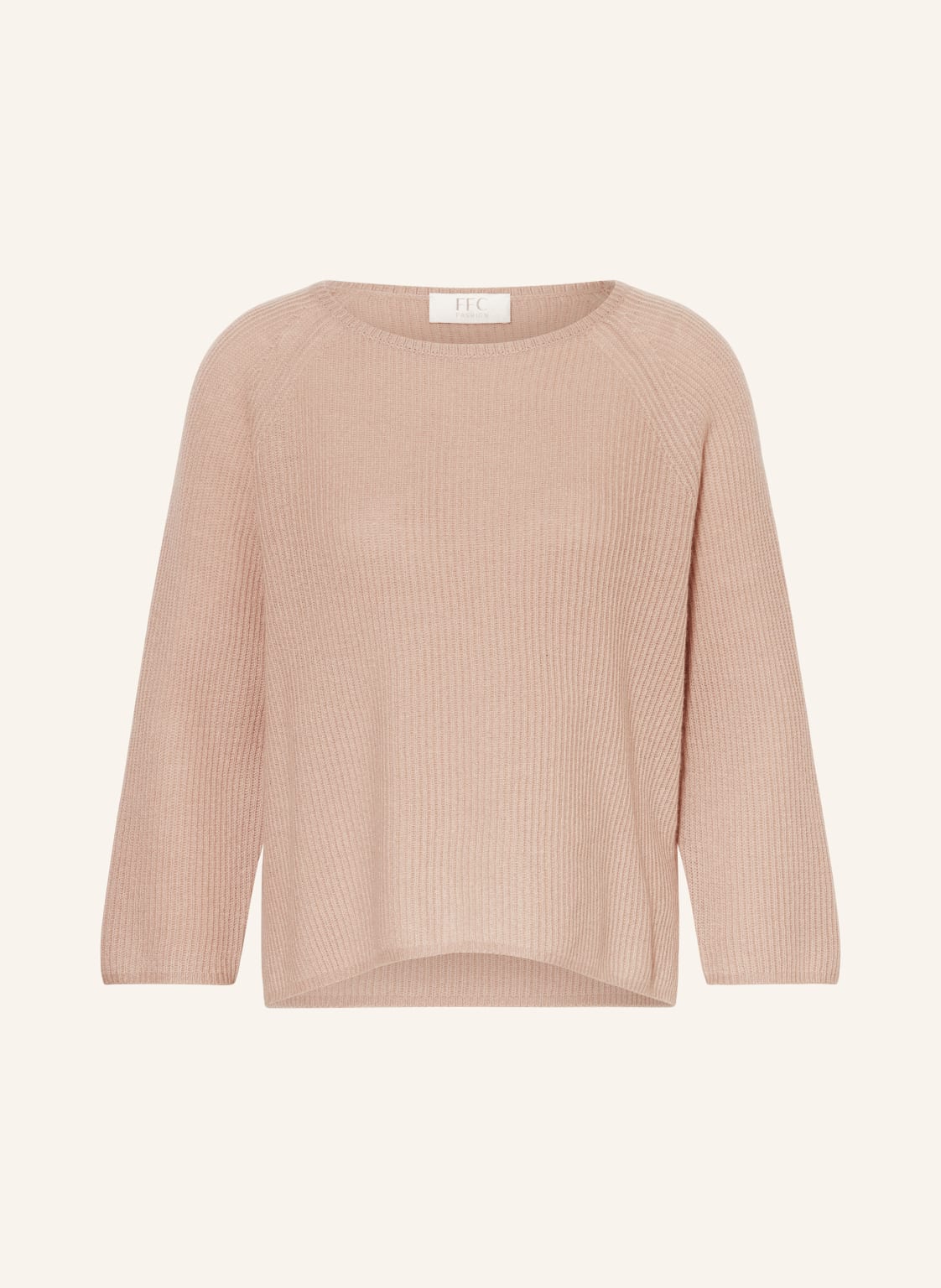 Ffc Pullover Mit 3/4-Arm Und Cashmere beige von FFC