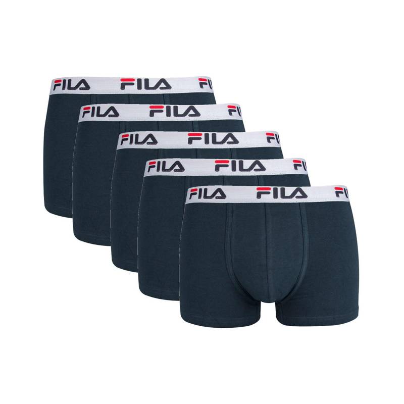 Boxershort 5er Pack Stretch Herren Blau M von FILA