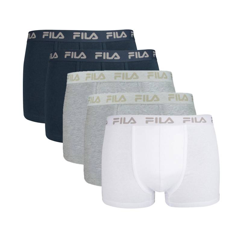 Boxershort 5er Pack Stretch Herren Marine L von FILA