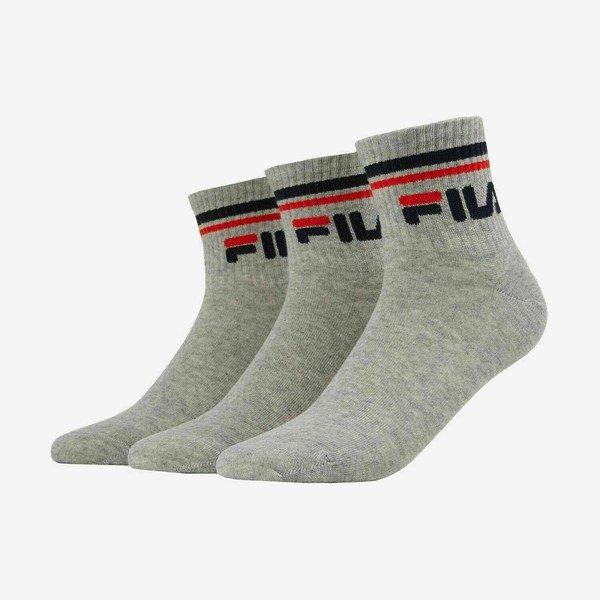 Fila Kindersocken 3er-pack Jungen Taubengrau 31-34 von FILA