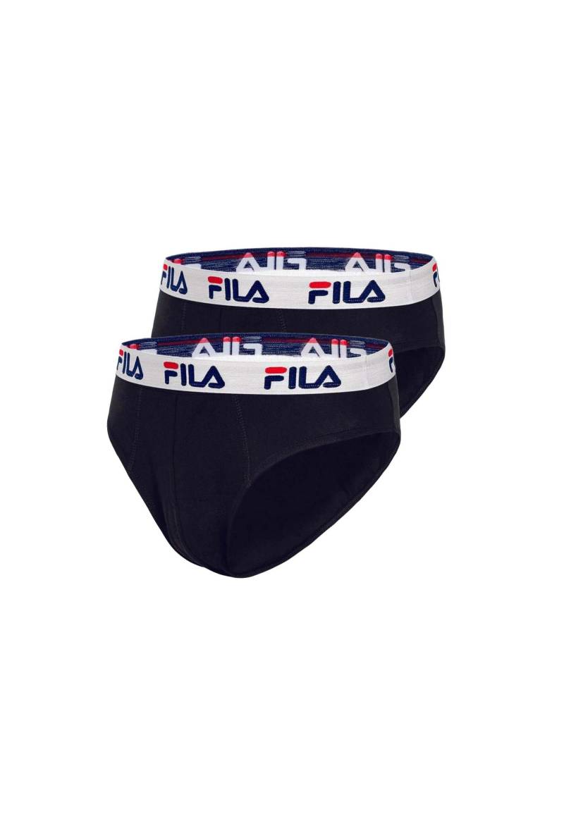 Slip 2 Pack Brief Damen Schwarz M von FILA