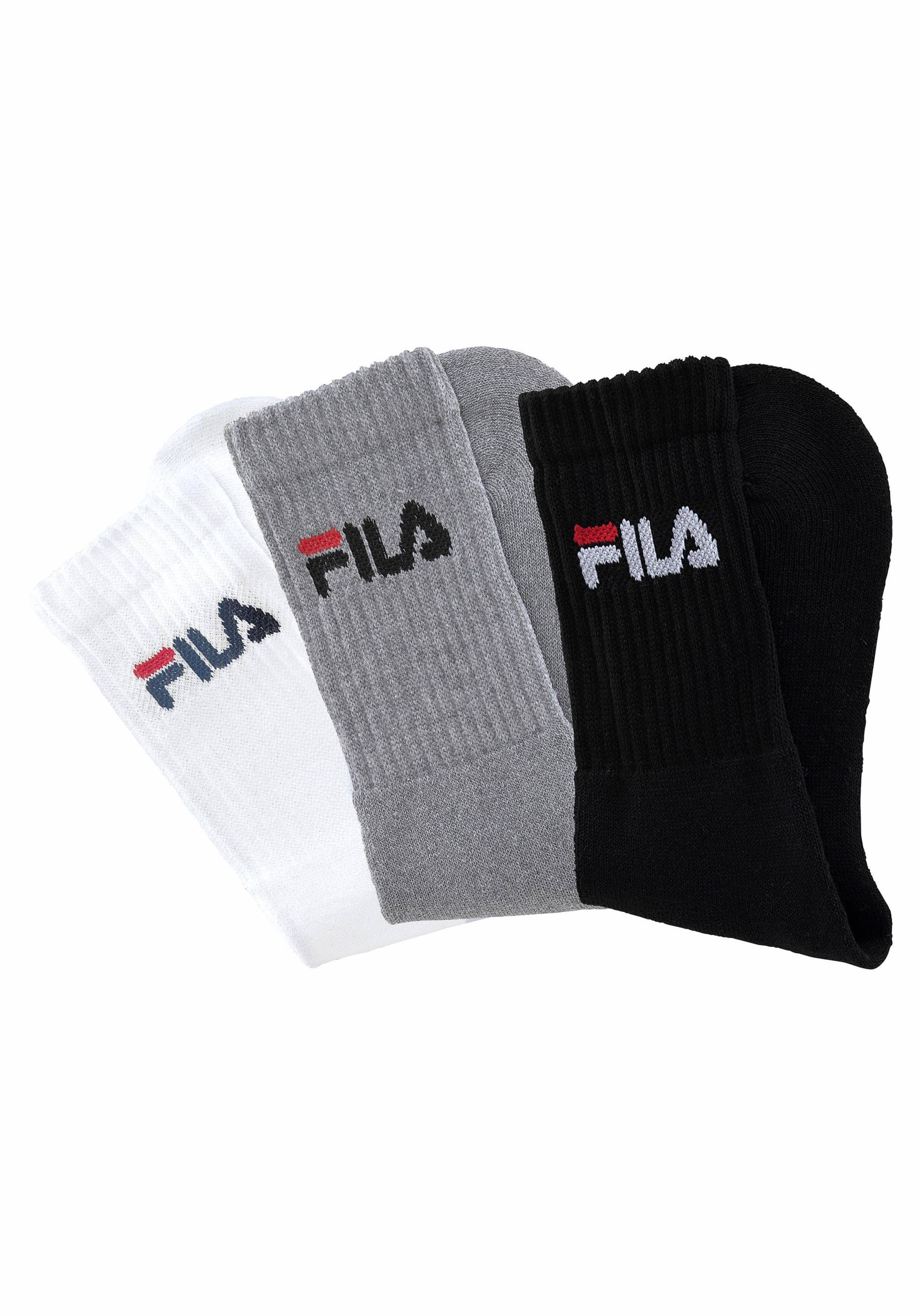 Fila Tennissocken, (3er Pack), mit verstärkten Belastungszonen von Fila