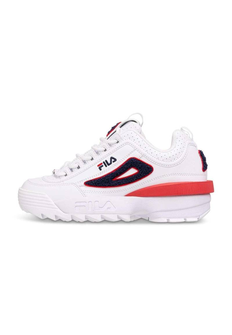 Sneaker Low Disruptor Patch Wmn Damen Weiss 39 von FILA