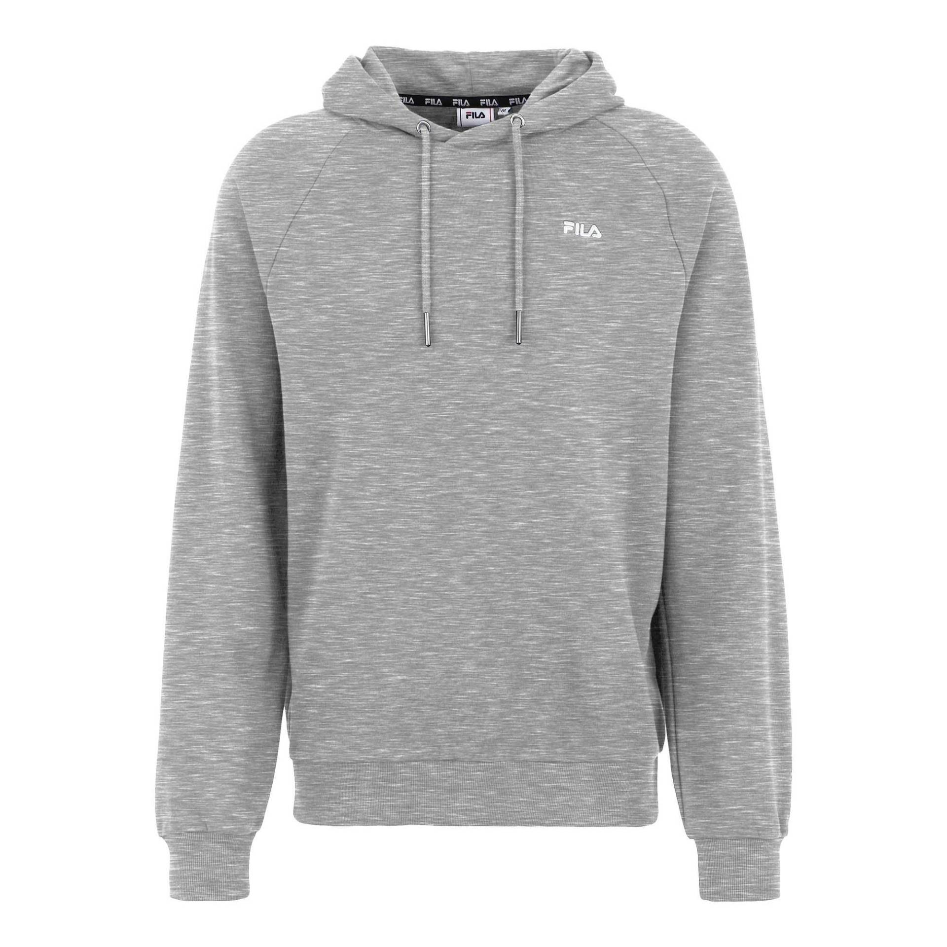 Sweatshirt Bequem Sitzend-braives Raglan Hoody Herren Grau S von FILA