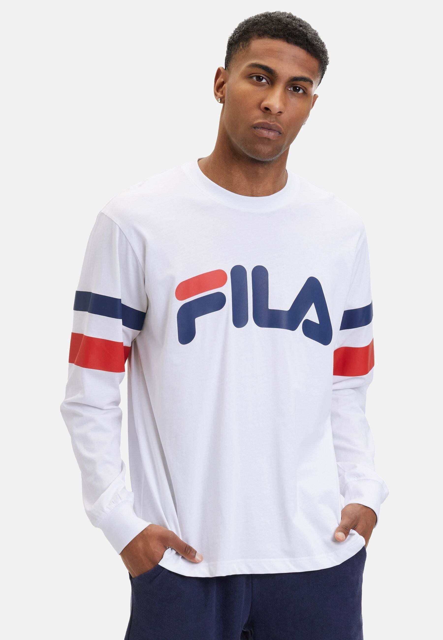 Sweatshirts Luohe Oversized Crew Sweat Herren Weiss M von FILA