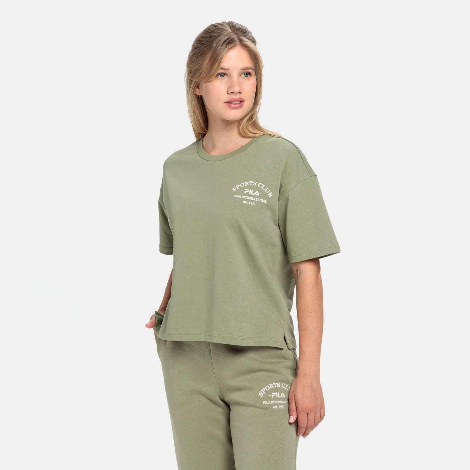 T-shirts Boms Damen Grün L von FILA