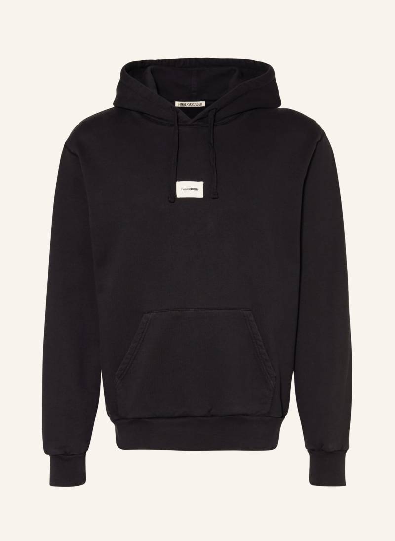 Fingerscrossed Hoodie Classic schwarz von FINGERSCROSSED