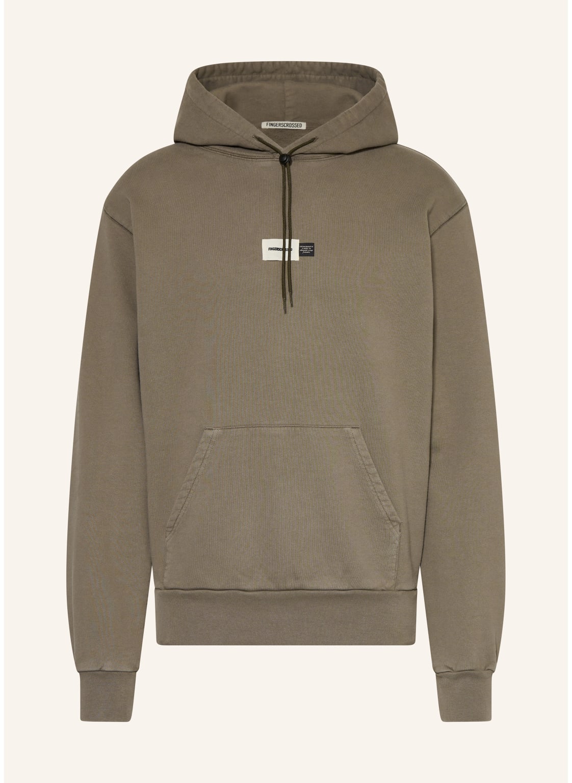 Fingerscrossed Hoodie Movement beige von FINGERSCROSSED