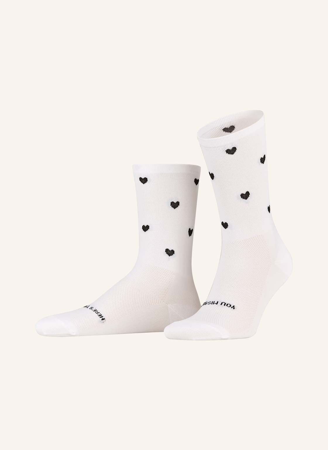 Fingerscrossed Radsocken Classic Iconic Hearts weiss Fingerscrossed Radsocken Classic Iconic Hearts weiss von FINGERSCROSSED