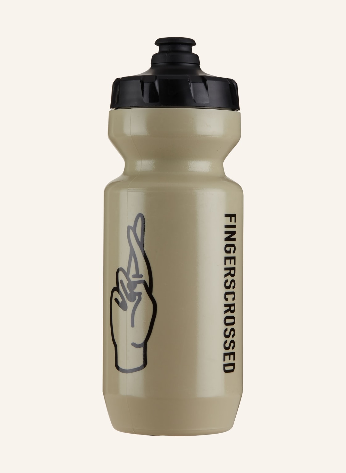 Fingerscrossed Trinkflasche Bidon beige von FINGERSCROSSED