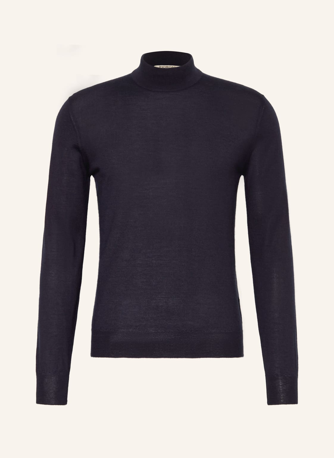 Fioroni Cashmere-Pullover Mit Seide blau von FIORONI