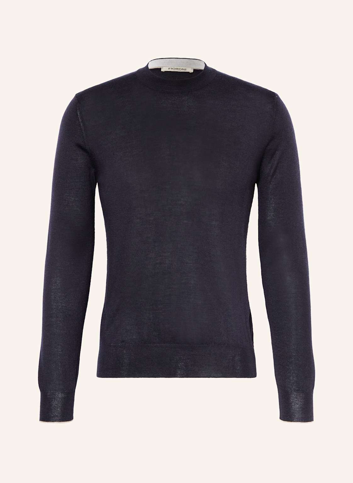 Fioroni Cashmere-Pullover Mit Seide blau von FIORONI