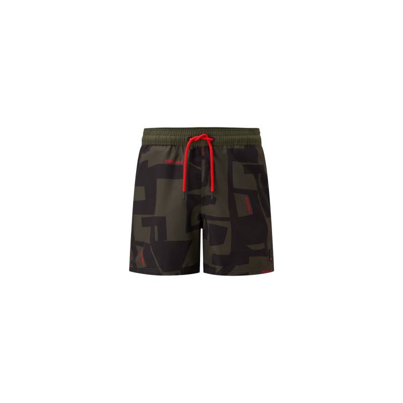 FIRE+ICE Badeshorts Nelson für Herren - Oliv-Grün/Schwarz - 46 von FIRE+ICE