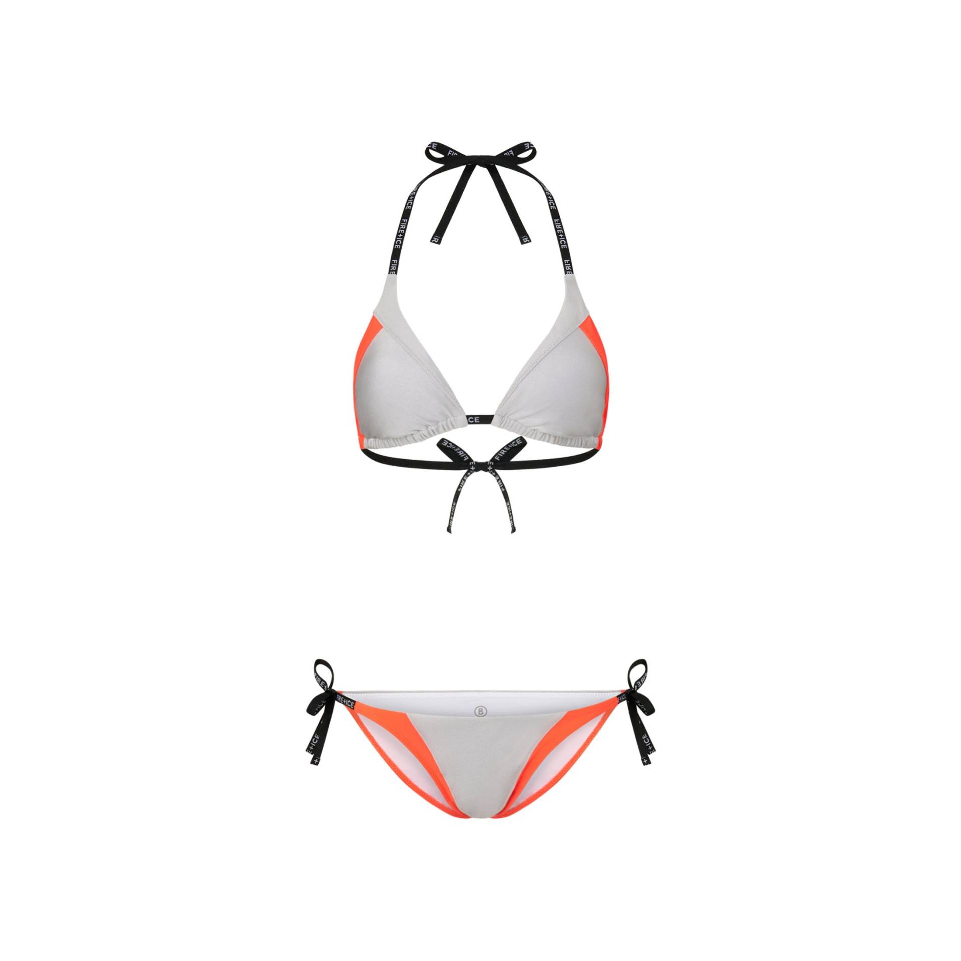 FIRE+ICE Bikini Baila für Damen - Silber/Koralle - 36 von FIRE+ICE