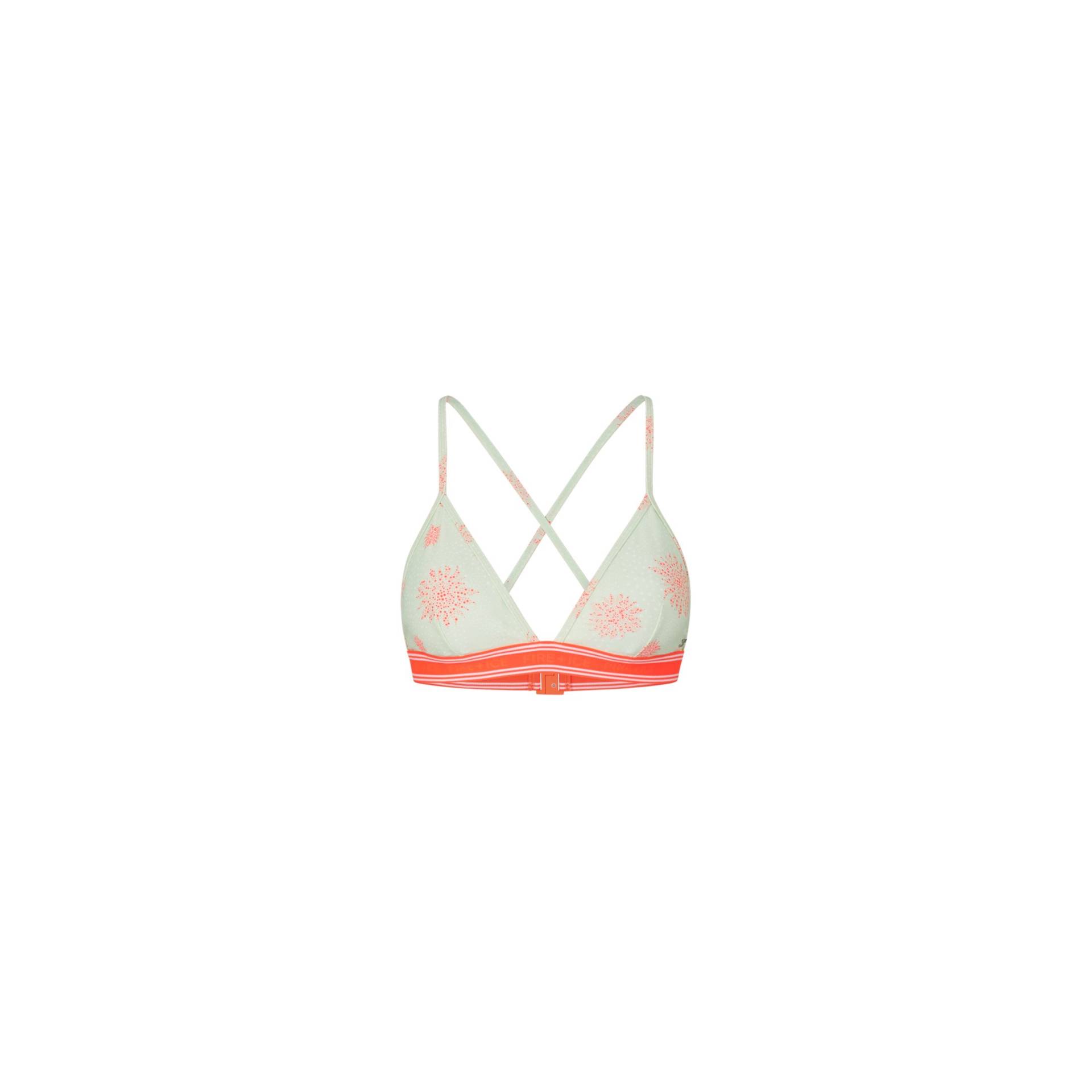 FIRE+ICE Bikini-Top Hanka für Damen - Mint/Koralle - 40 von FIRE+ICE