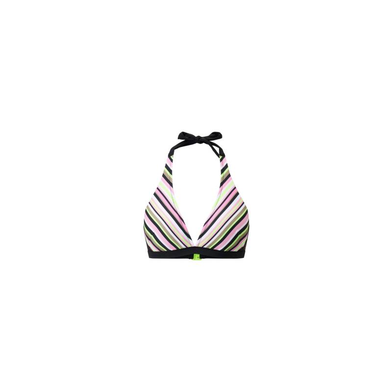 FIRE+ICE Bikini-Top Jasmin für Damen - Rosa/Schwarz/Neongrün - 34 von FIRE+ICE