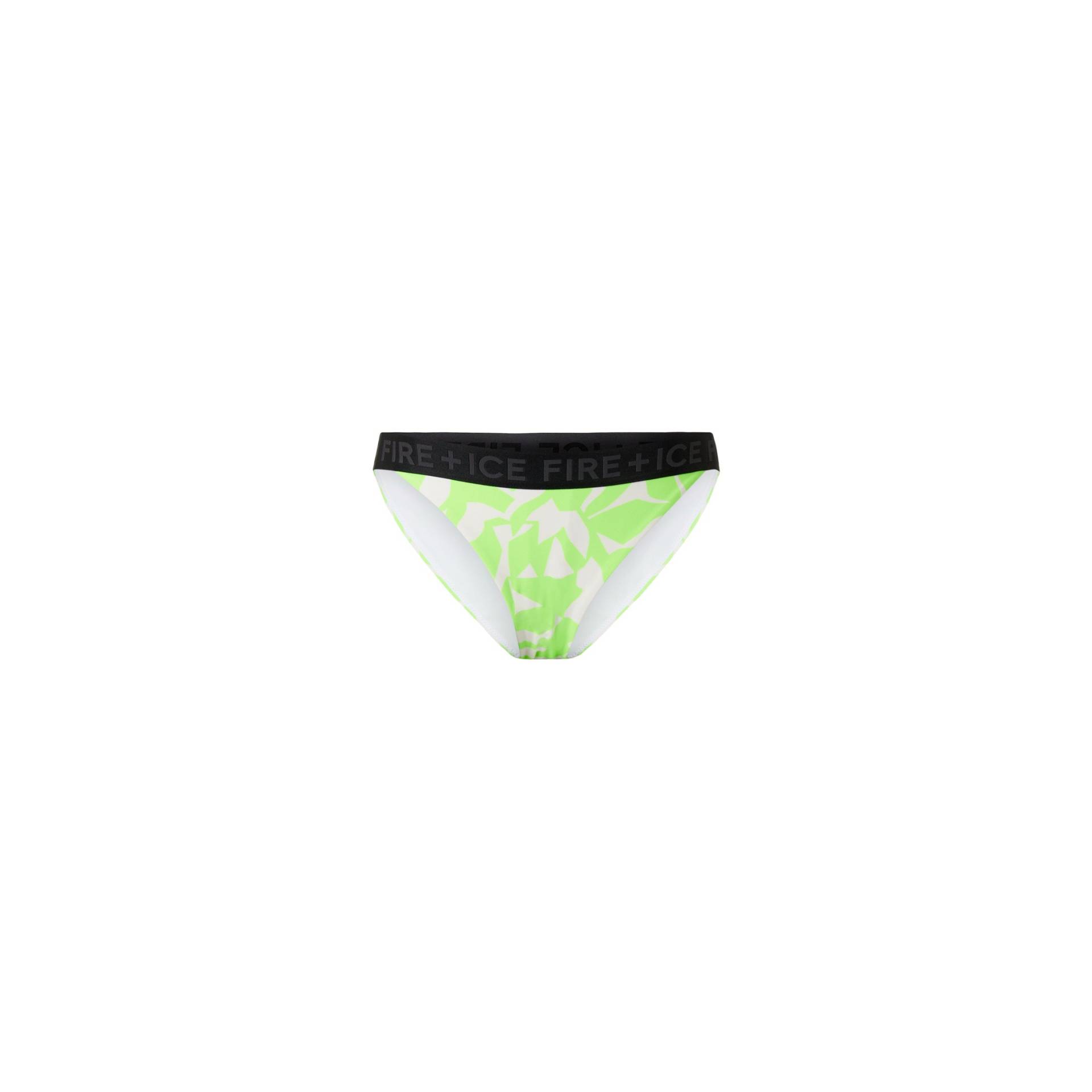 FIRE+ICE Bikinihose Judit für Damen - Neongrün/Weiß - 34 von FIRE+ICE