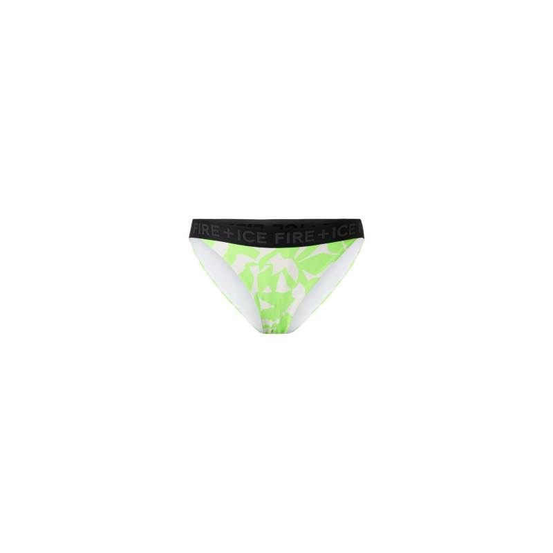 FIRE+ICE Bikinihose Judit für Damen - Neongrün/Weiß - 36 von FIRE+ICE