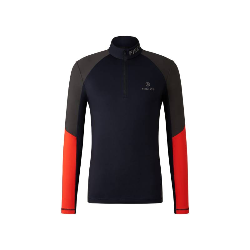 FIRE+ICE First Layer Berkan für Herren - Navy-Blau/Khaki/Orange - 3XL von FIRE+ICE