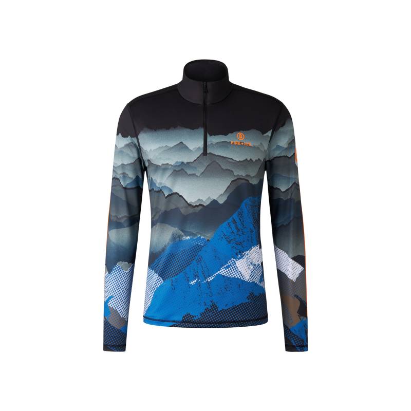 FIRE+ICE First Layer Pascal für Herren - Schwarz/Blau - 3XL von FIRE+ICE