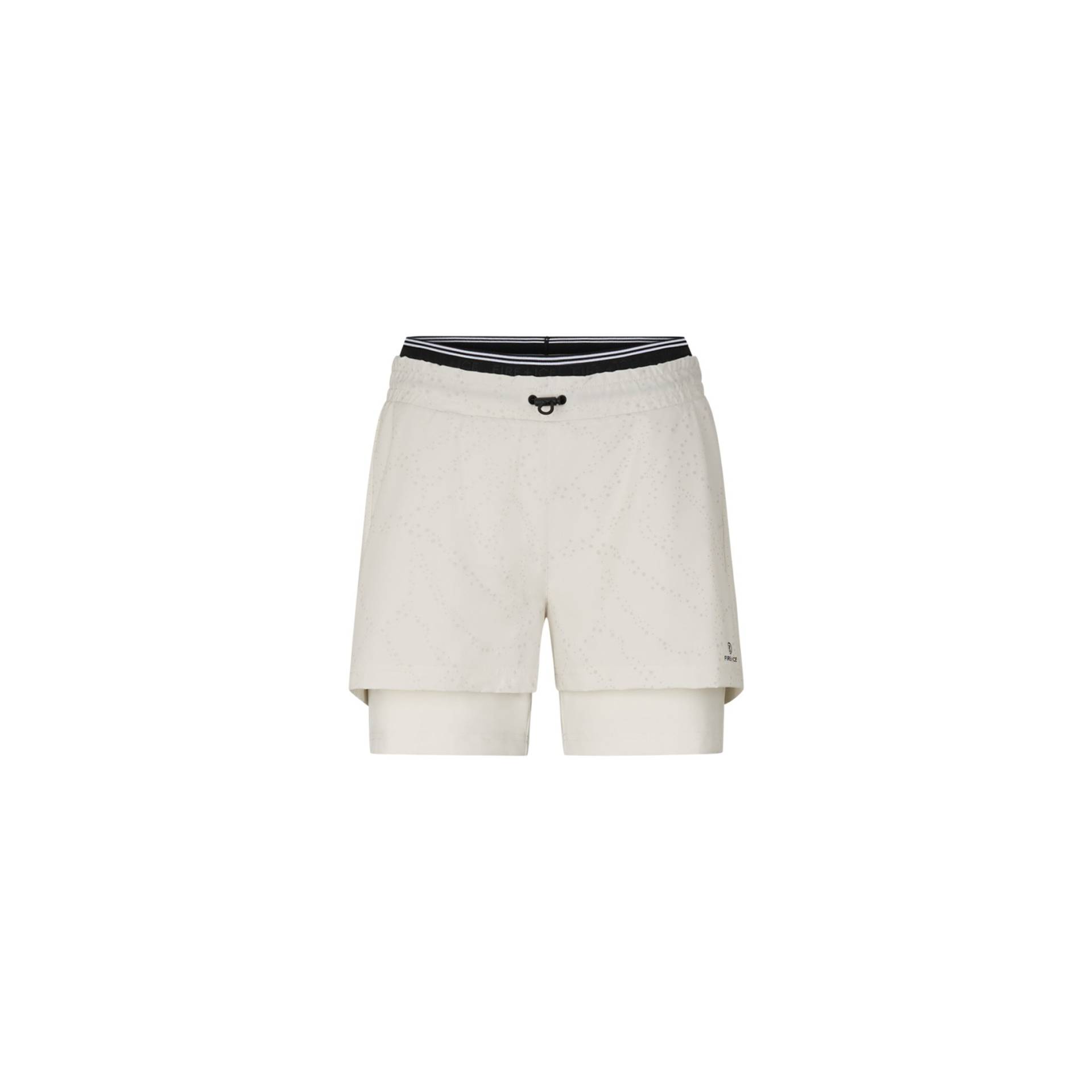 FIRE+ICE Reflektierende Shorts Lilo für Damen - Off-White - XXL von FIRE+ICE