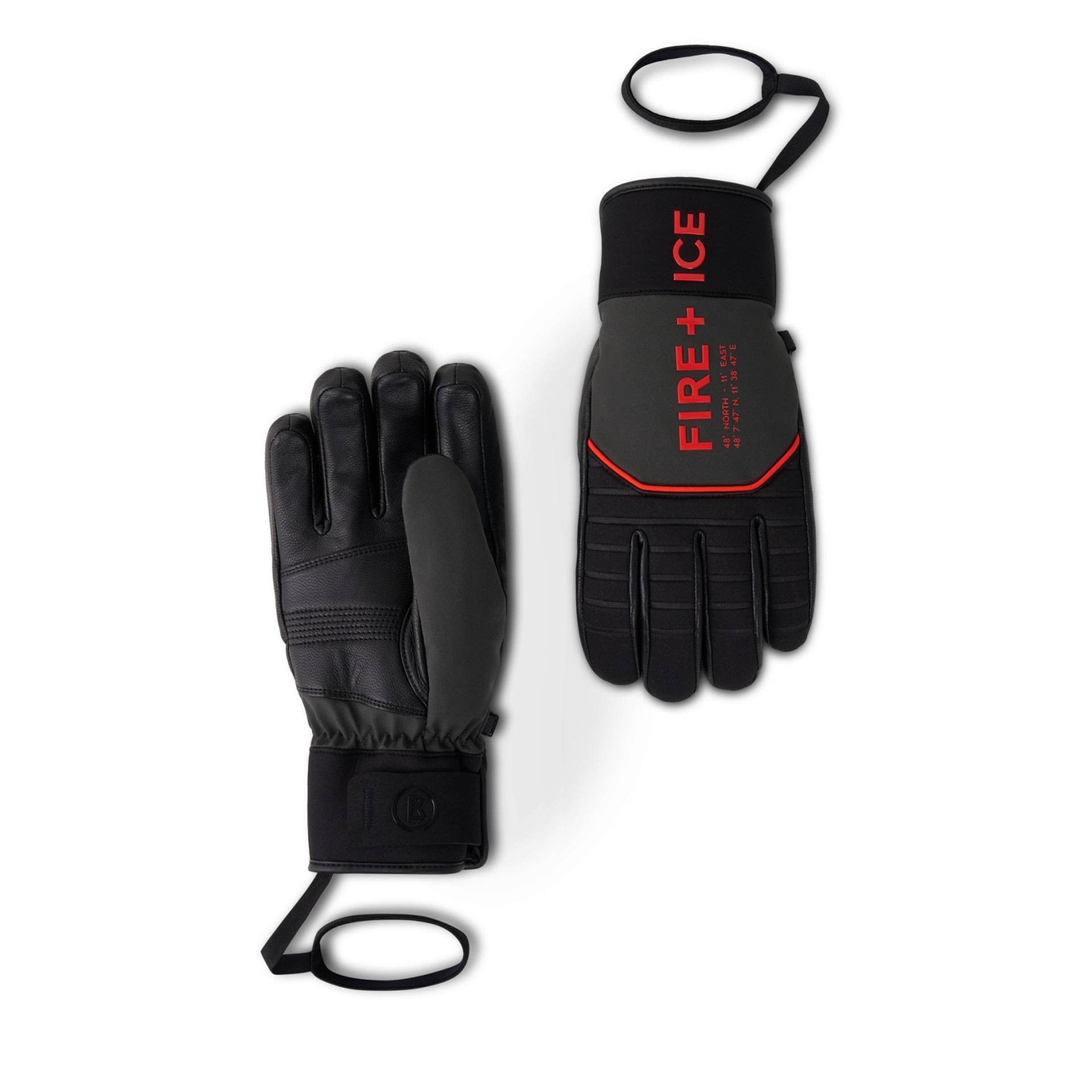 FIRE+ICE Handschuhe Erko für Herren - Rot/Grau/Schwarz - 10,5 von FIRE+ICE