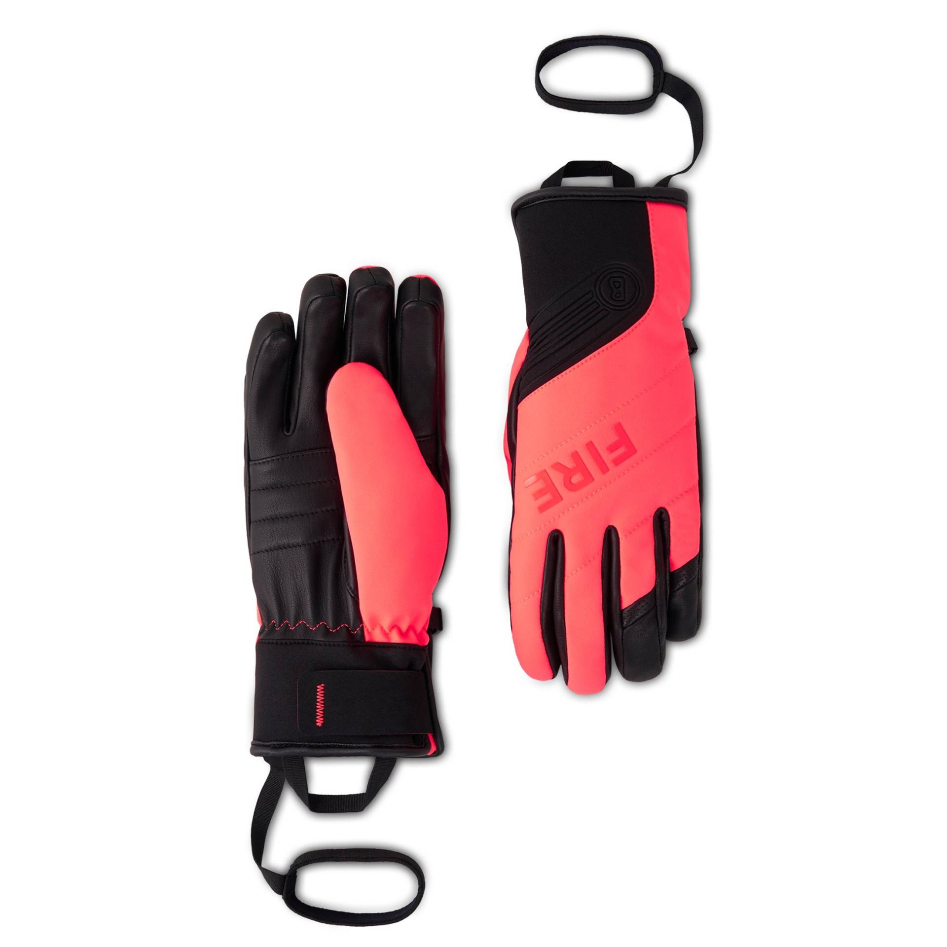 FIRE+ICE Handschuhe Ina für Damen - Pink/Schwarz - 6,5 von FIRE+ICE