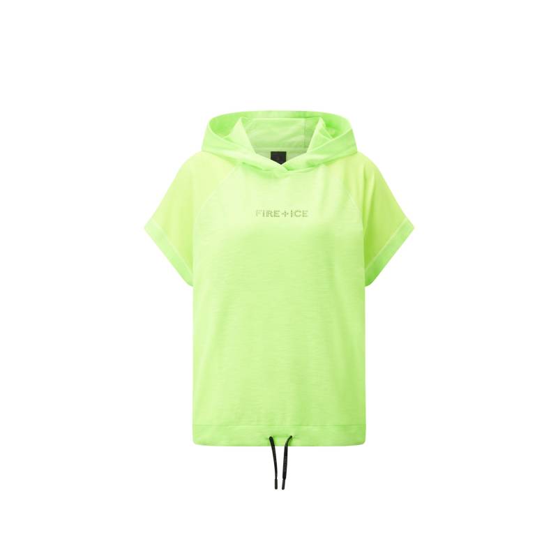 FIRE+ICE Kapuzen-Shirt Damia für Damen - Neon-Grün - M von FIRE+ICE