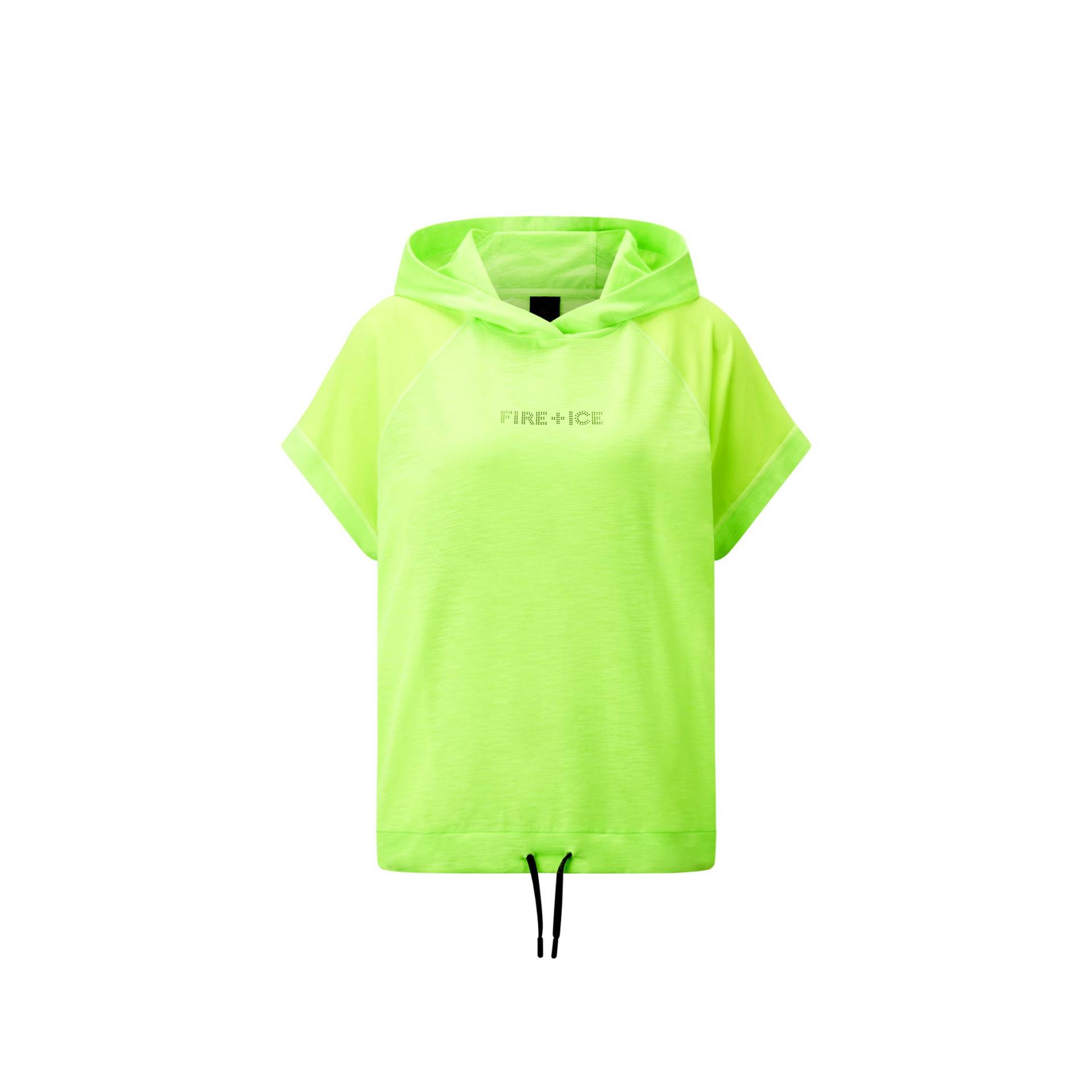 FIRE+ICE Kapuzen-Shirt Damia für Damen - Neon-Grün - S von FIRE+ICE