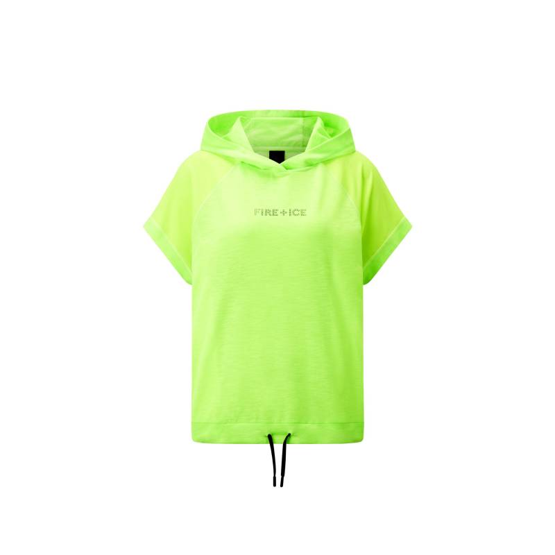FIRE+ICE Kapuzen-Shirt Damia für Damen - Neon-Grün - XS von FIRE+ICE