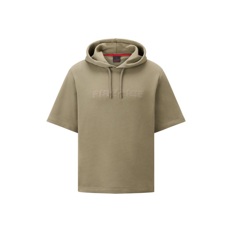 FIRE+ICE Kurzarm-Hoodie Helge für Herren - Khaki - 3XL von FIRE+ICE