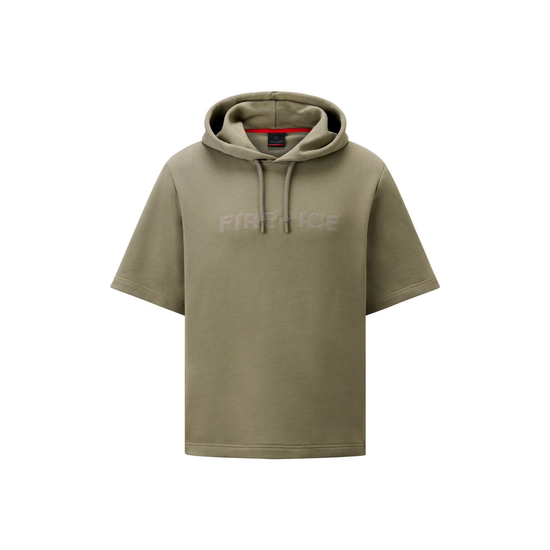 FIRE+ICE Kurzarm-Hoodie Helge für Herren - Khaki - M von FIRE+ICE