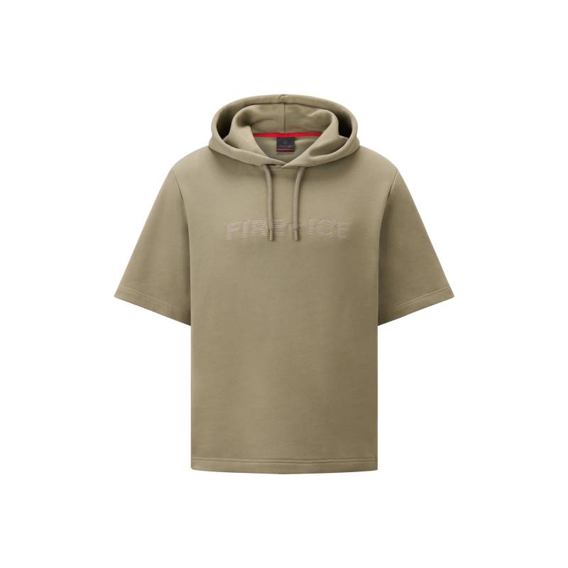 FIRE+ICE Kurzarm-Hoodie Helge für Herren - Khaki - XL von FIRE+ICE