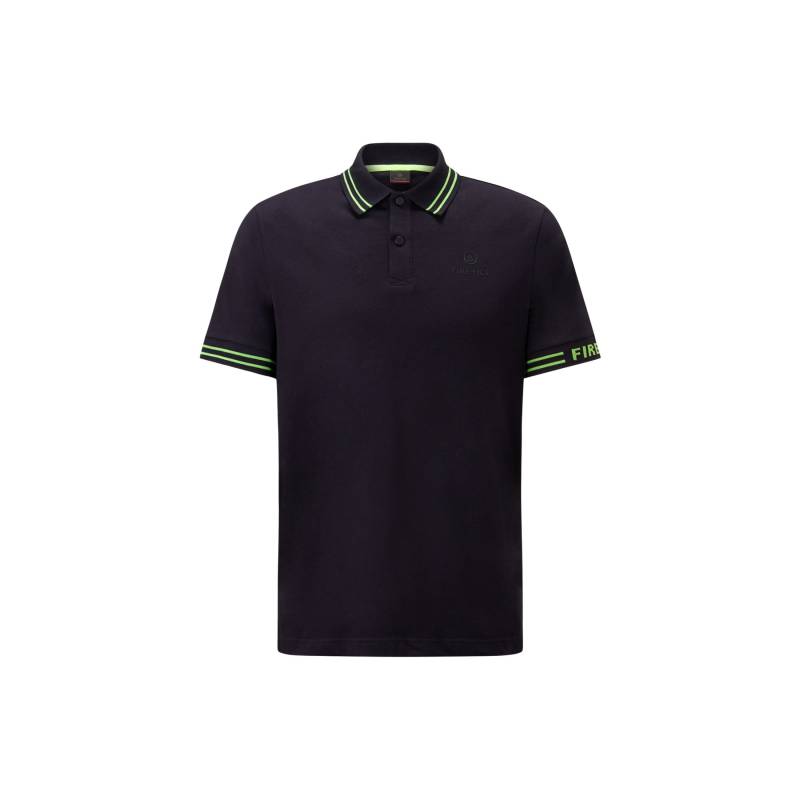 FIRE+ICE Polo-Shirt Arjan für Herren - Dunkelblau/Lime - S von FIRE+ICE