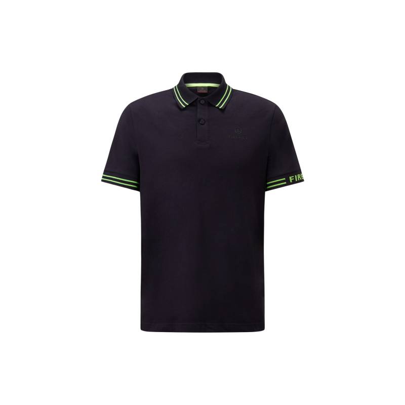 FIRE+ICE Polo-Shirt Arjan für Herren - Dunkelblau/Lime - XL von FIRE+ICE