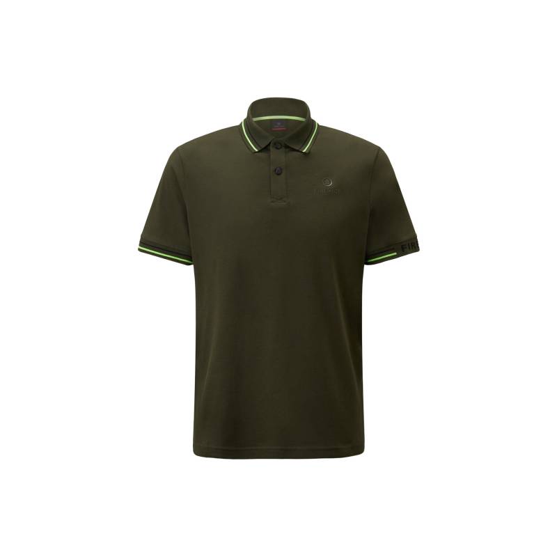 FIRE+ICE Polo-Shirt Arjan für Herren - Oliv-Grün/Lime - XXL von FIRE+ICE