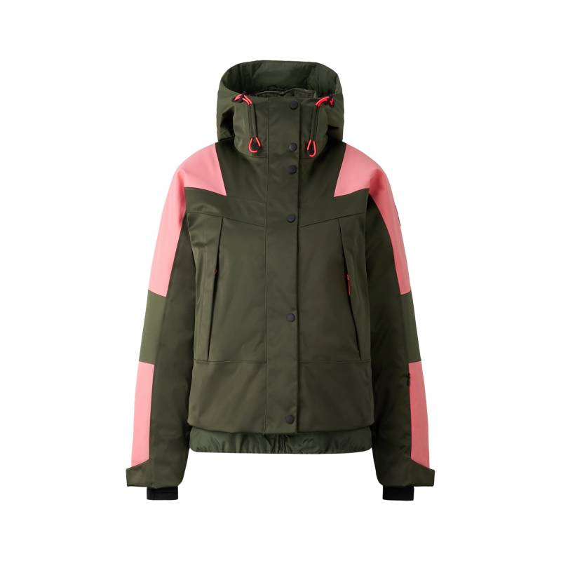 FIRE+ICE Skijacke Tinka für Damen - Oliv-Grün/Pink - 36 von FIRE+ICE