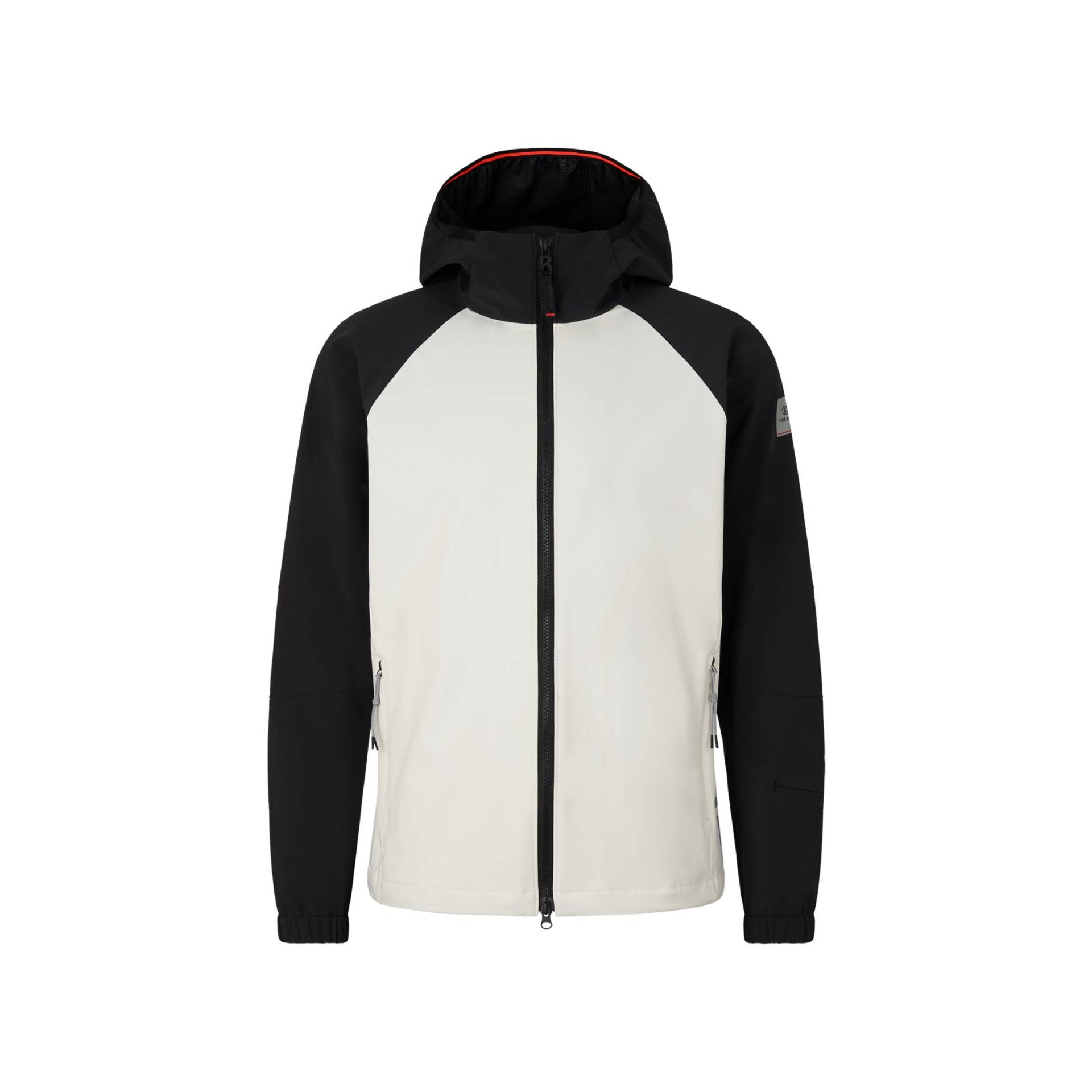 FIRE+ICE Softshelljacke Gilmar für Herren - Off-White/Schwarz - 56 von FIRE+ICE